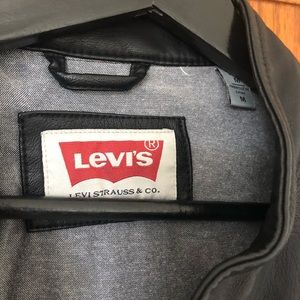 Men’s Levi’s faux leather moto jacket
